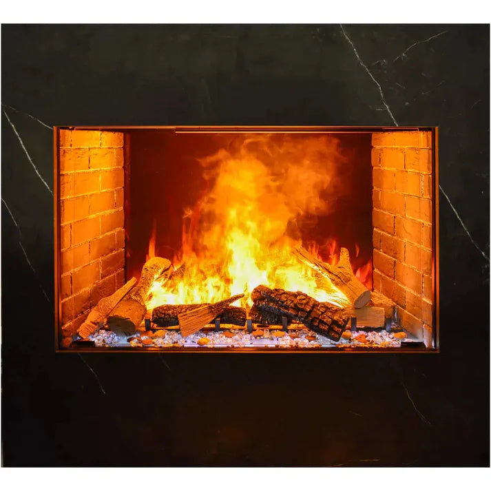 Amantii Signature Series Traditional 38" Built-in Electric Fireplace Featuring Optimyst Technology Patented by Dimplex