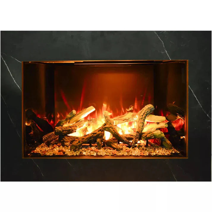 Amantii Signature Series Traditional 38" Built-in Electric Fireplace Featuring Optimyst Technology Patented by Dimplex