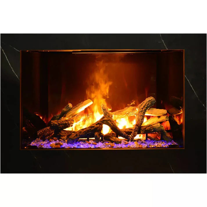 Amantii Signature Series Traditional 38" Built-in Electric Fireplace Featuring Optimyst Technology Patented by Dimplex