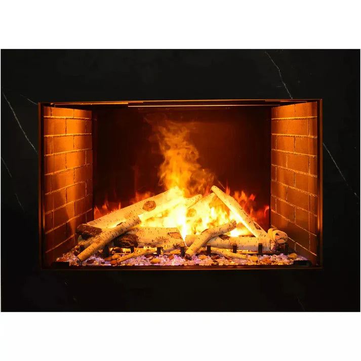 Amantii Signature Series Traditional 38" Built-in Electric Fireplace Featuring Optimyst Technology Patented by Dimplex