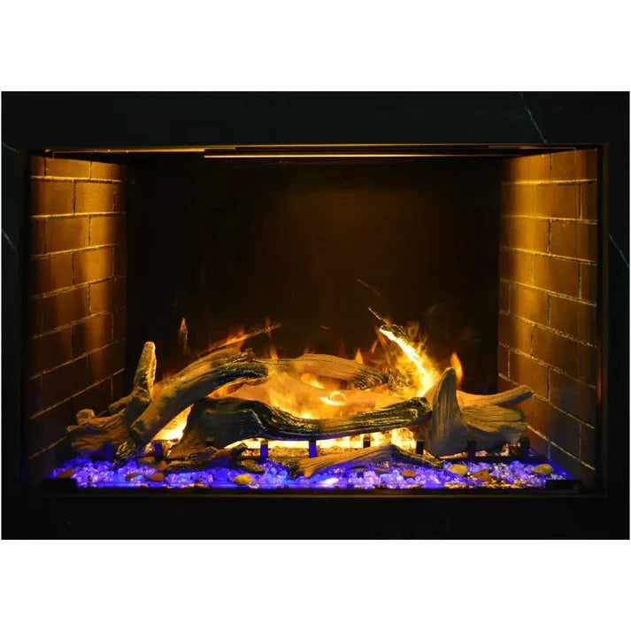 Amantii Signature Series Traditional 38" Built-in Electric Fireplace Featuring Optimyst Technology Patented by Dimplex