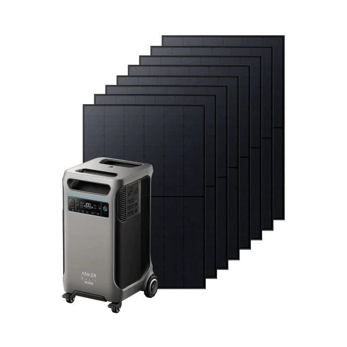 Anker SOLIX F3800 Portable Power Station Solar Generator (3840Wh | 6000W) + 410W Rigid Solar Panel