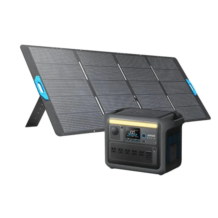 Anker SOLIX C1000X Portable Power Station Solar Generator (1056Wh | 1800W)  + 400W Solar Panel
