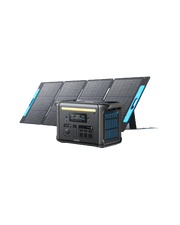 Anker SOLIX F1500 Power Station Solar Generator + 200W Solar Panel
