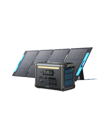 Anker SOLIX F1500 Power Station Solar Generator + 200W Solar Panel