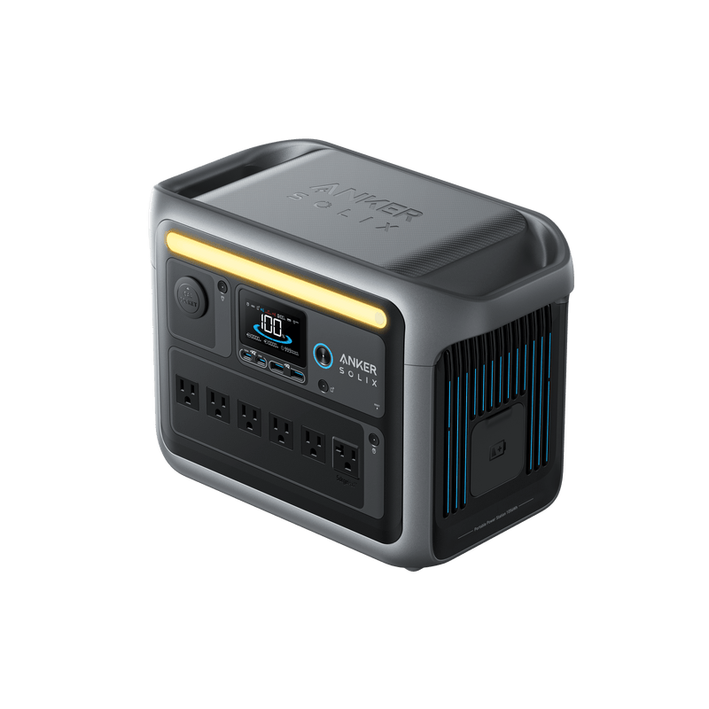 Anker SOLIX C1000X Portable Power Station Solar Generator (1056Wh | 1800W)