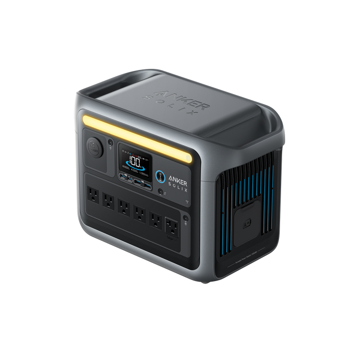 Anker SOLIX C1000X Portable Power Station Solar Generator (1056Wh | 1800W)