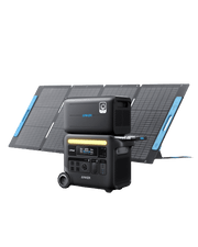 Anker SOLIX F2600 Power Station Solar Generator + Anker 760 Expansion Battery + 200W Solar Panel