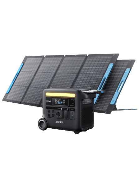 Anker SOLIX F2600 Power Station Solar Generator + 2*200W Solar Panel