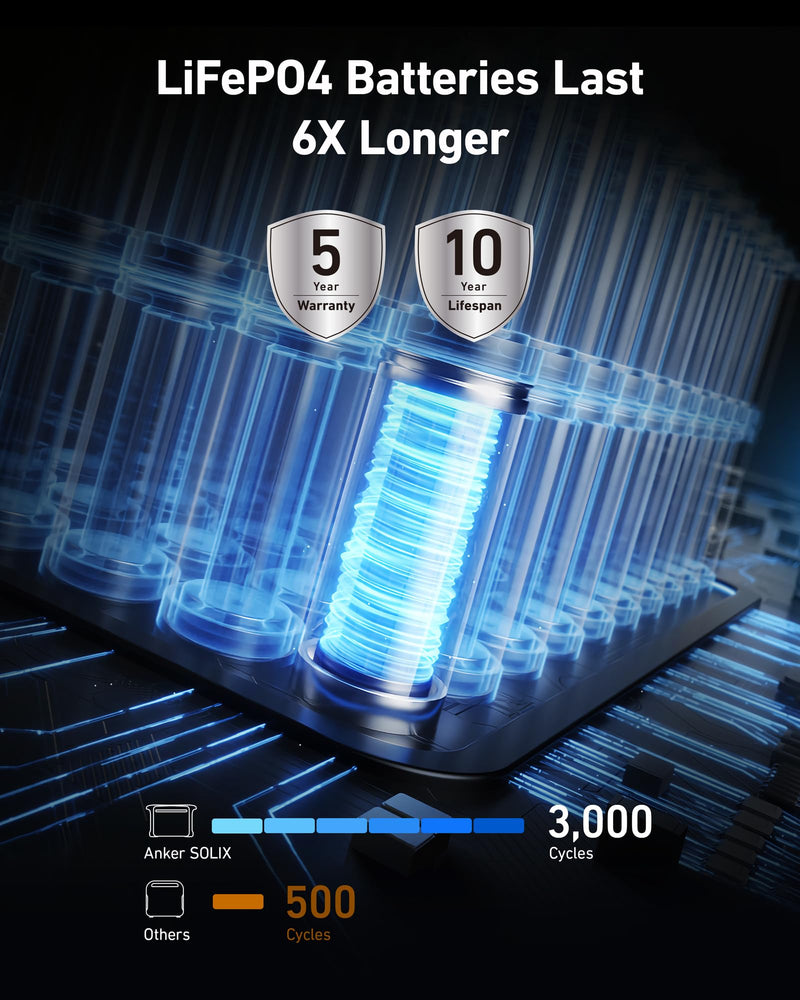 Anker SOLIX F1500 Power Station Solar Generator + 200W Solar Panel