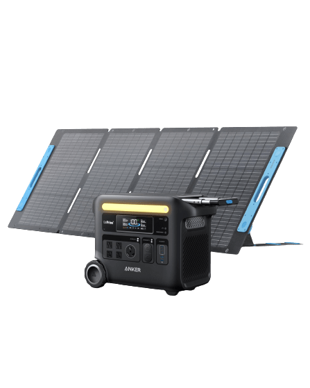 Anker SOLIX F2600 Power Station Solar Generator + 1*200W Solar Panel