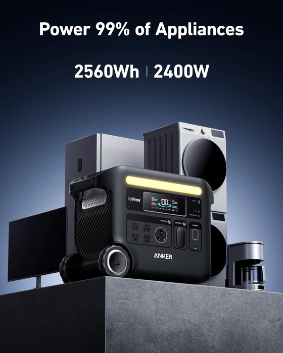 Anker SOLIX F2600 Power Station Solar Generator + 1*200W Solar Panel