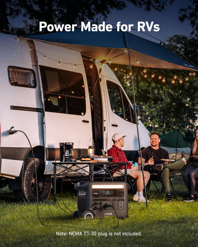 Anker SOLIX F2600 Power Station Solar Generator + 2*200W Solar Panel