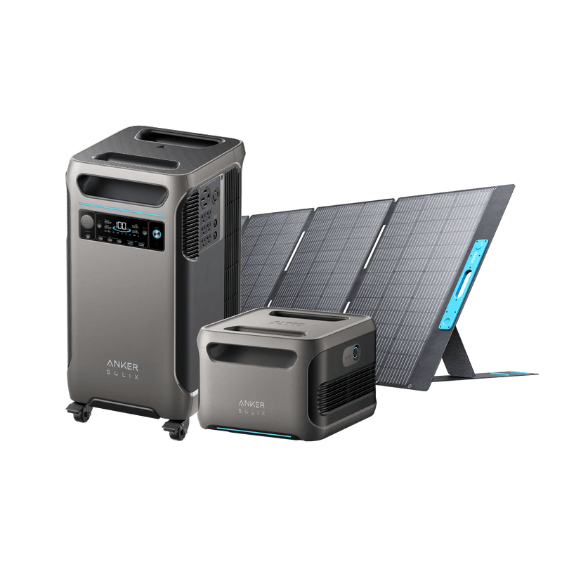 Anker SOLIX F3800 + Anker SOLIX BP3800 Expansion Battery + 400W Solar Panel