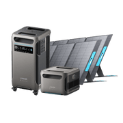 Anker SOLIX F3800 + Anker SOLIX BP3800 Expansion Battery + 400W Solar Panel
