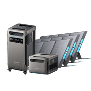 Anker SOLIX F3800 + Anker SOLIX BP3800 Expansion Battery + 400W Solar Panel