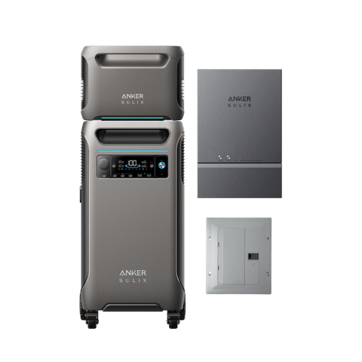 Anker SOLIX F3800 + Anker SOLIX F3800 Expansion Battery + Home Power Panel + Subpanel