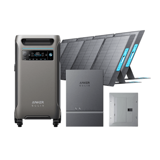 Anker SOLIX F3800 + Smart Home Power Kit + 400W Solar Panel