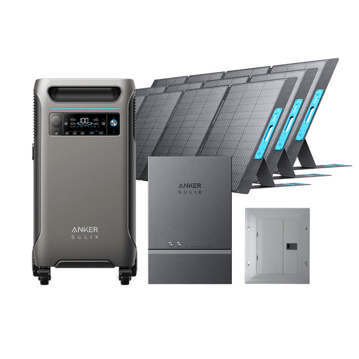 Anker SOLIX F3800 + Smart Home Power Kit + 400W Solar Panel