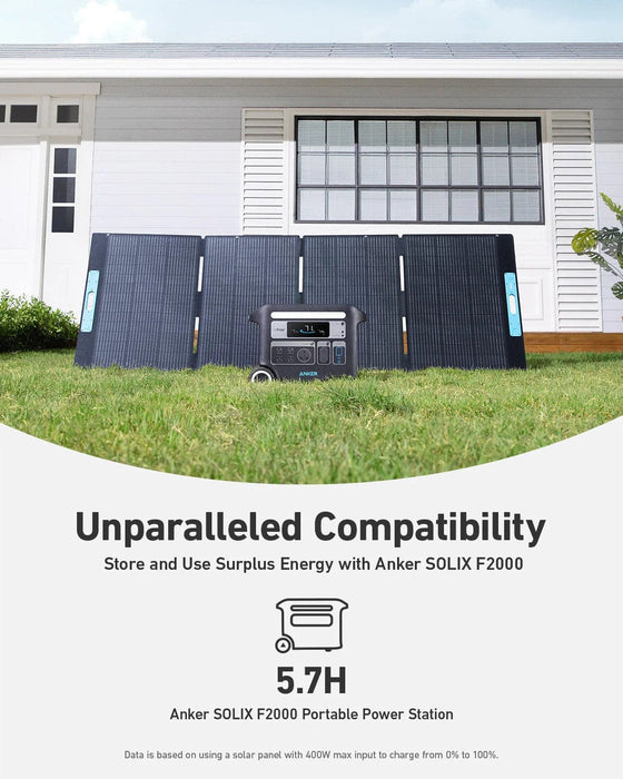 Anker SOLIX PS400 - 400W Solar Panel Compatibility