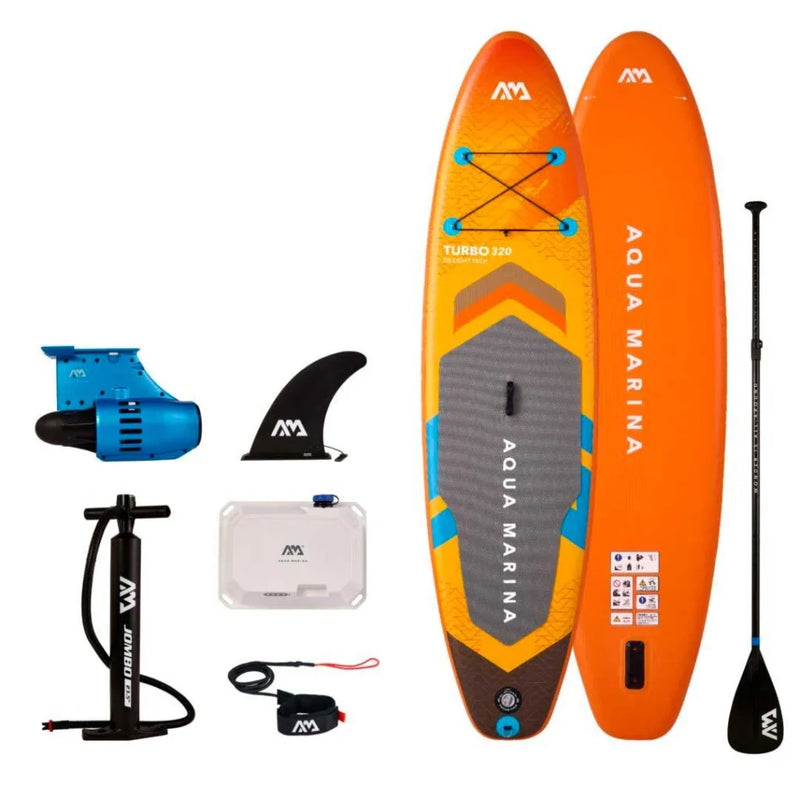 Aqua Marina AMgo Turbo 320 with BlueDrive S Power Fin Set [AMGO-320PFS]