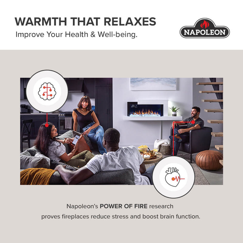 Napoleon Astound™ 74 FlexMount Electric Fireplace