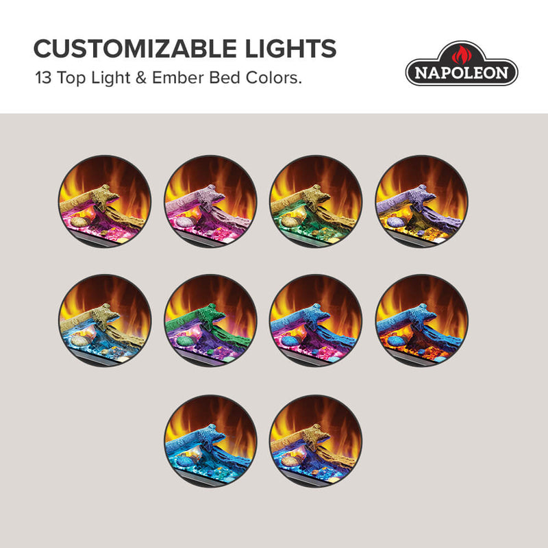 Napoleon Astound™ 74 FlexMount Electric Fireplace