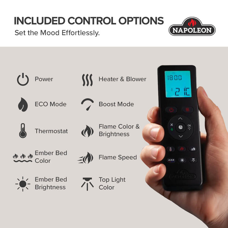 Napoleon Astound™ 74 FlexMount Electric Fireplace