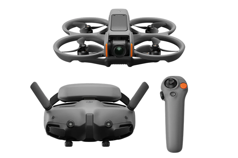 DJI Avata 2 Fly More Combo Single Battery - Includes Goggles 3 and RC Motion 3