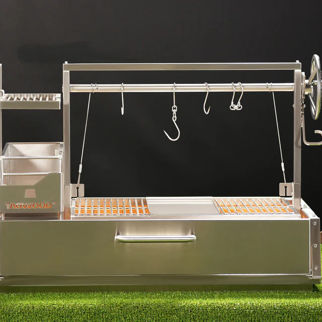 Tagwood BBQ Santa Maria Argentine Wood Fire & Charcoal Gaucho Grill Built in | BBQ05SS