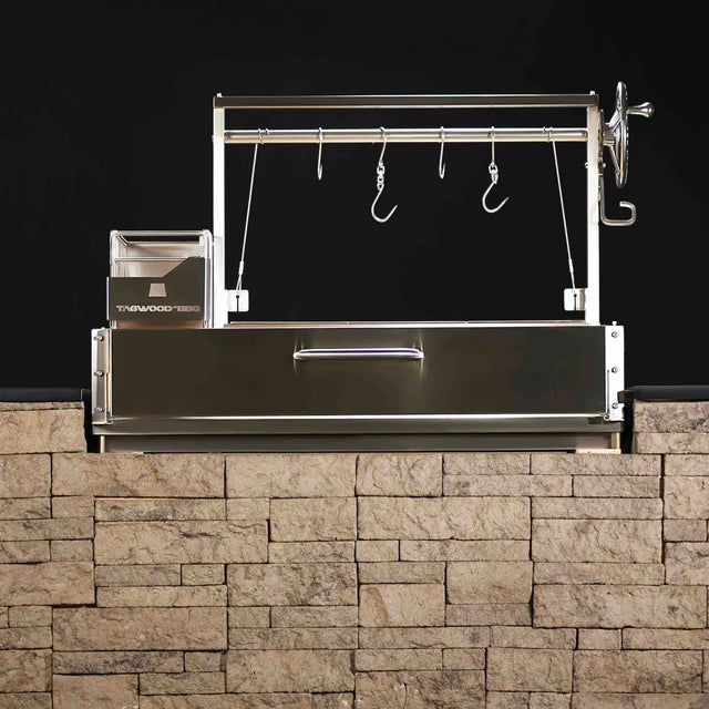 Tagwood BBQ Santa Maria Argentine Wood Fire & Charcoal Gaucho Grill Built in | BBQ05SS