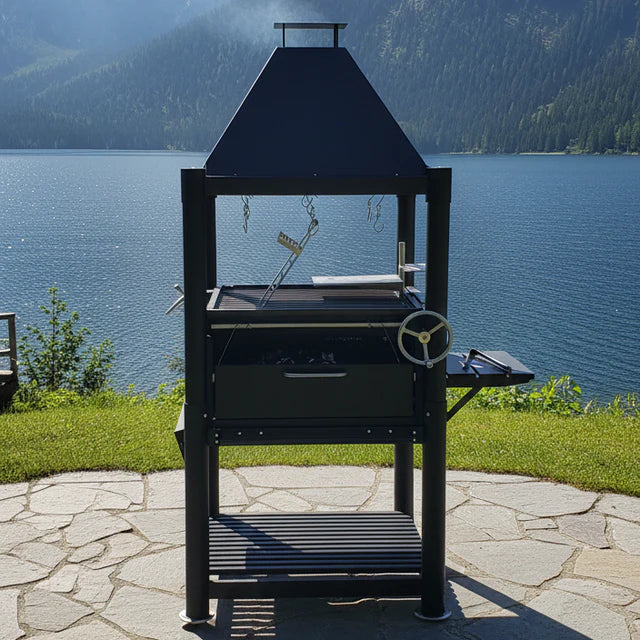 Tagwood BBQ Santa Maria Stainless Steel Grill – 360° Grilling | BBQ12SI