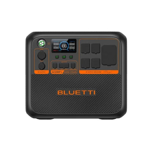 BLUETTI AC200P Power Station Solar Generator + P200D 200W Solar Panel