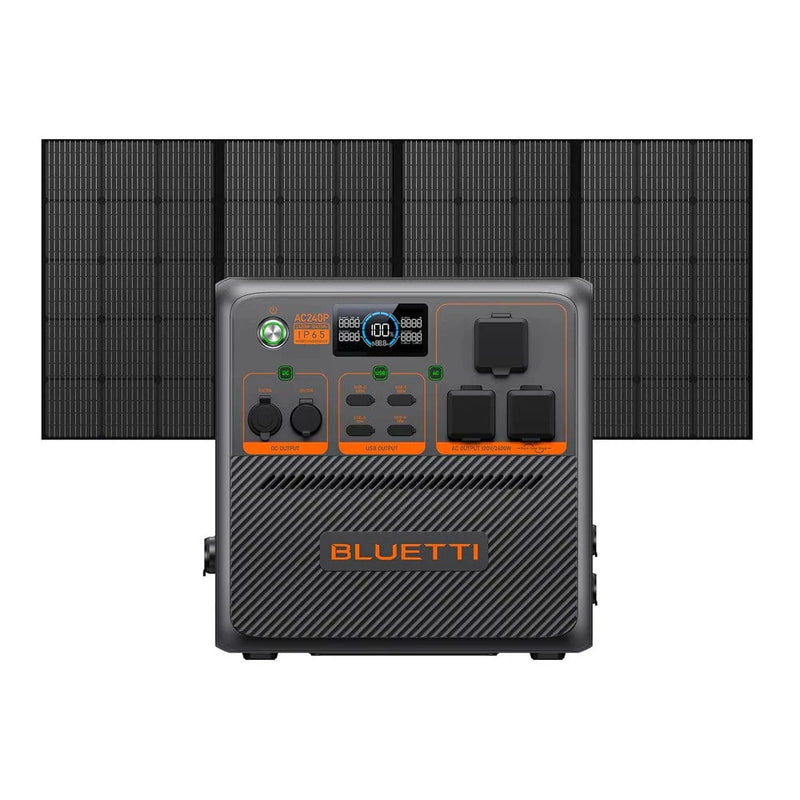 BLUETTI AC240P Portable Power Station Solar Generator (2,400W | 1,843Wh)
