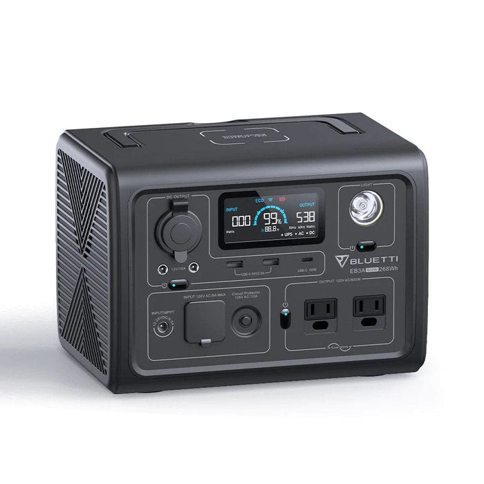 BLUETTI Portable Power Station Font Right View

