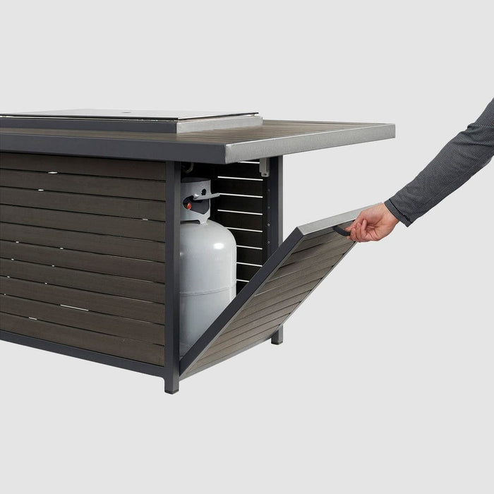 Outdoor Greatroom Brooks Rectangular Gas 50" Fire Pit Table