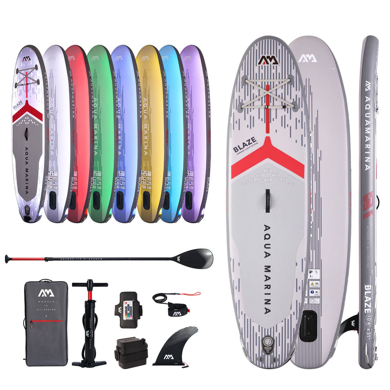 Aqua Marina Blaze 10'4" TPU Inflatable Paddleboard with Advanced Illumination System [BT-26BZ]
