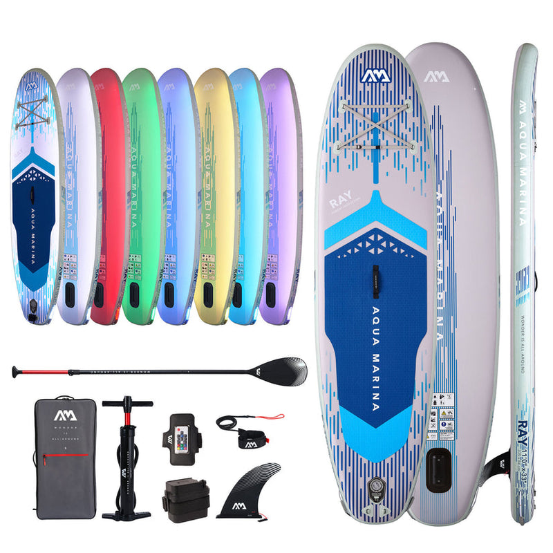 Aqua Marina Ray 11'0" TPU Inflatable Paddleboard with Advanced Illumination System [BT-26RAY]