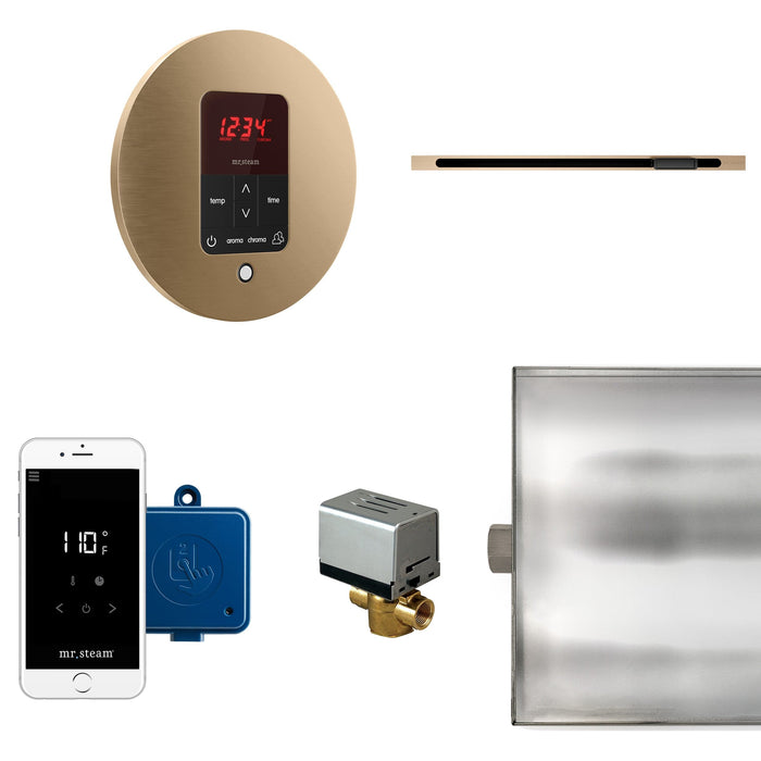 Mr. Steam Butler Linear Steam Shower Control Package with iTempoPlus Control and Linear SteamHead