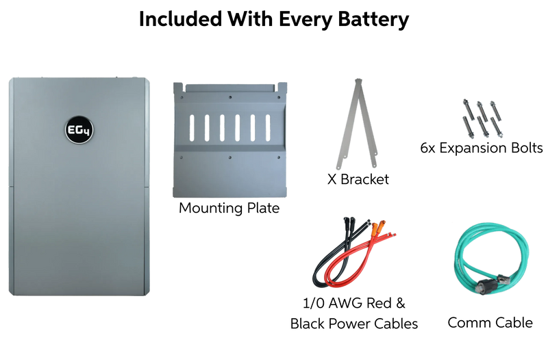 EG4 Hybrid Power Kit | 16kW 120/240V Output 48VDC - 42.9kWh System Bundle | EG4 FlexBOSS21 Hybrid Inverter + 3 x EG4 PowerPro Wallmount Outdoor Battery