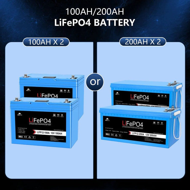 100ah vs 200Ah Lithium battery