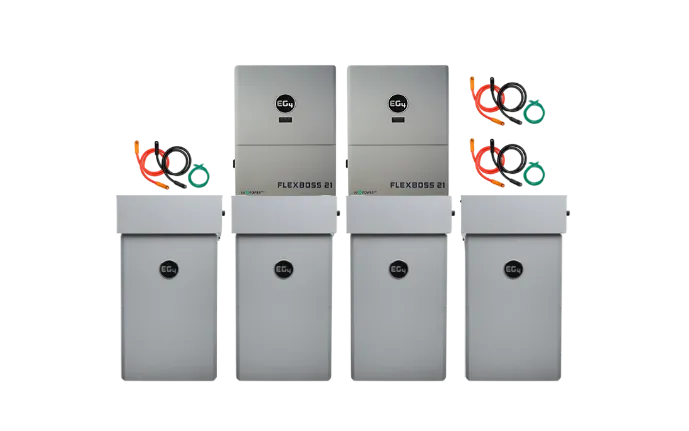 EG4 Hybrid Power Kit | 32kW 120/240V Output 48VDC - 57.2kWh System Bundle | 2 x EG4 FlexBOSS21 Hybrid Inverter + 4 x EG4 PowerPro Wallmount Outdoor Battery