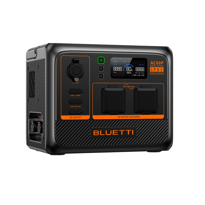 Bluetti AC60P Portable Power Station Solar Generator