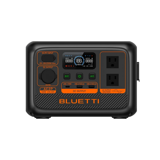 Bluetti AC2P Portable Power Station Solar Generator (300W | 230.4Wh)