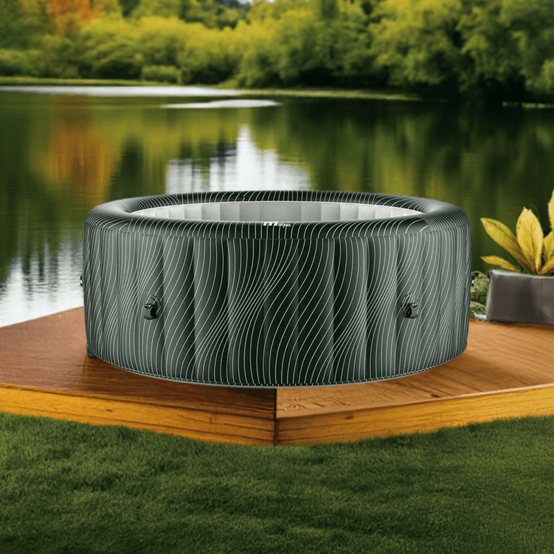 MSpa Meteor with Lake Background