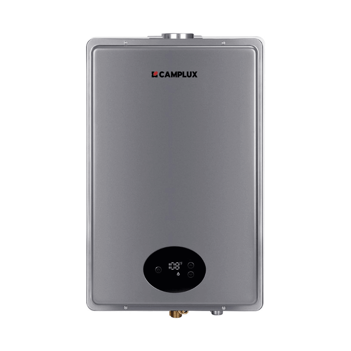 Camplux Instant Indoor Tankless Gas Water Heater 6.86 GPM | Gray
