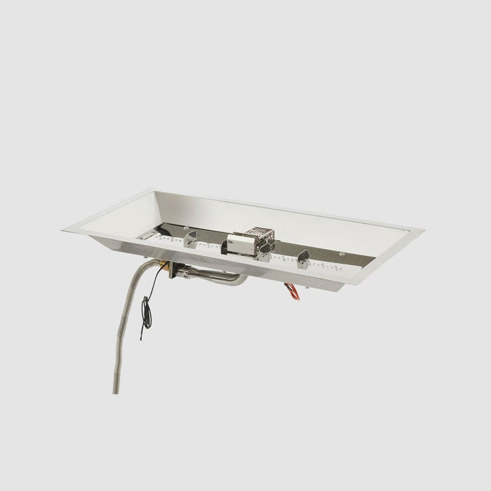 Outdoor Greatroom Crystal Fire Plus Linear Gas Burner