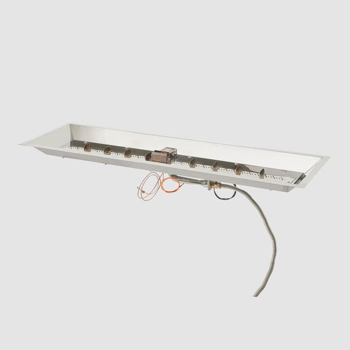 Outdoor Greatroom Crystal Fire Plus Linear Gas Burner