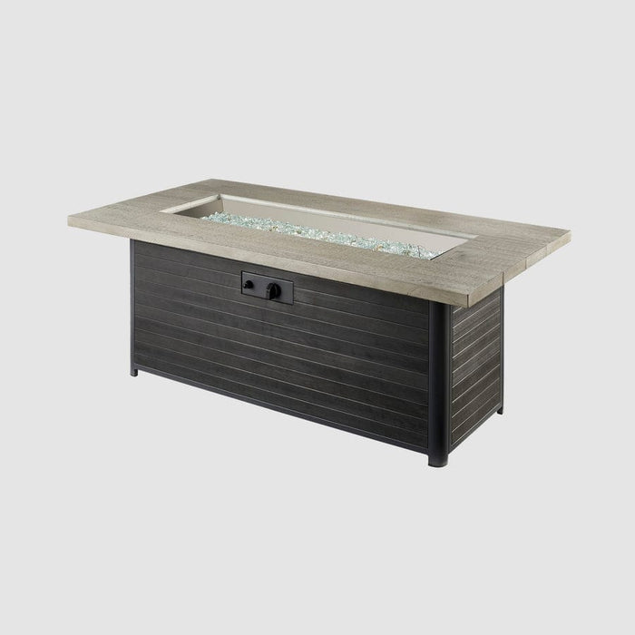 Outdoor Greatroom Cedar Ridge Linear Gas 61" Fire Pit Table