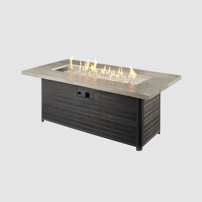 Outdoor Greatroom Cedar Ridge Linear Gas 61" Fire Pit Table